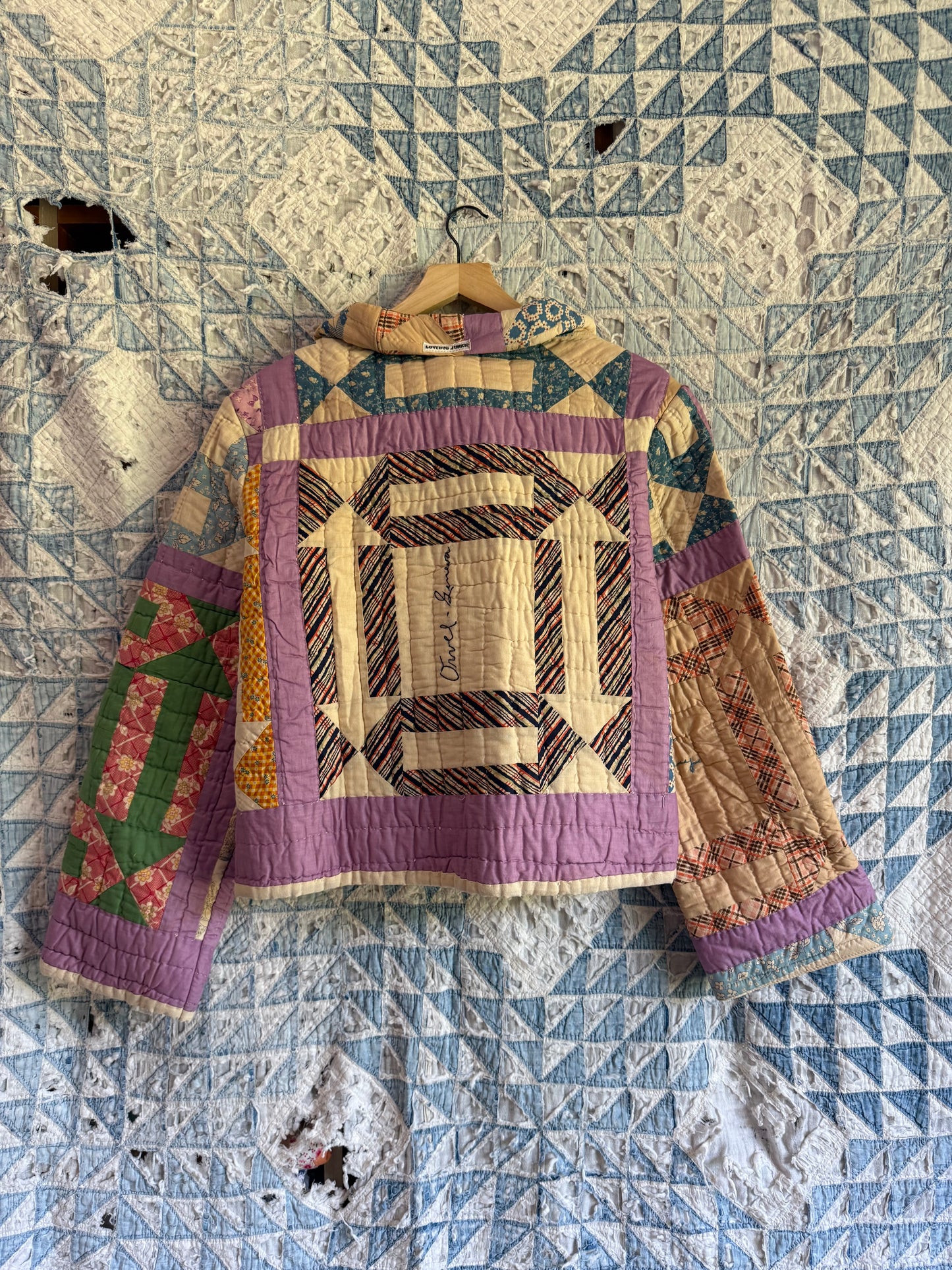 Lilac Friendship Quilt Jacket M/L