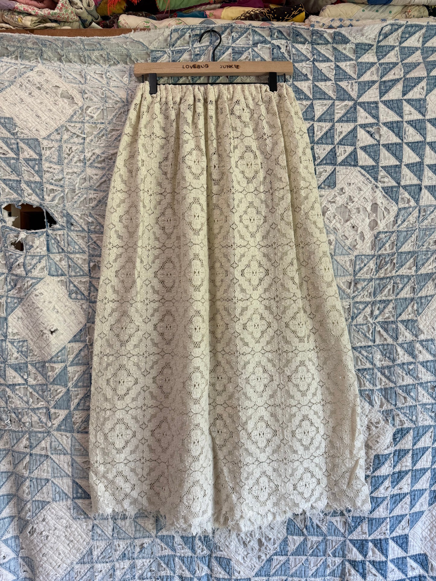 Lace Crochet Skirt M/L