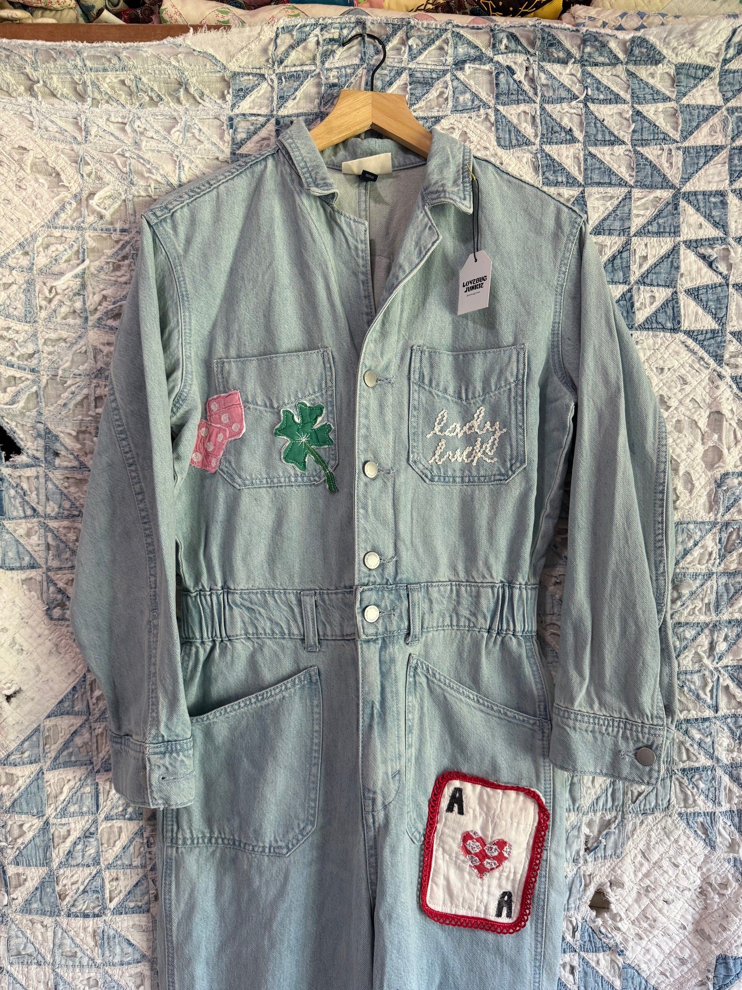 Denim Lady Luck Jumpsuit