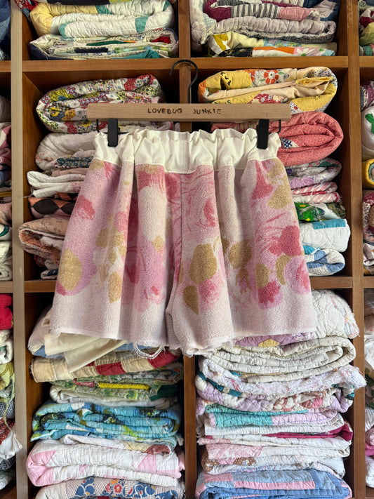 Pink Towel Set (Shorts)