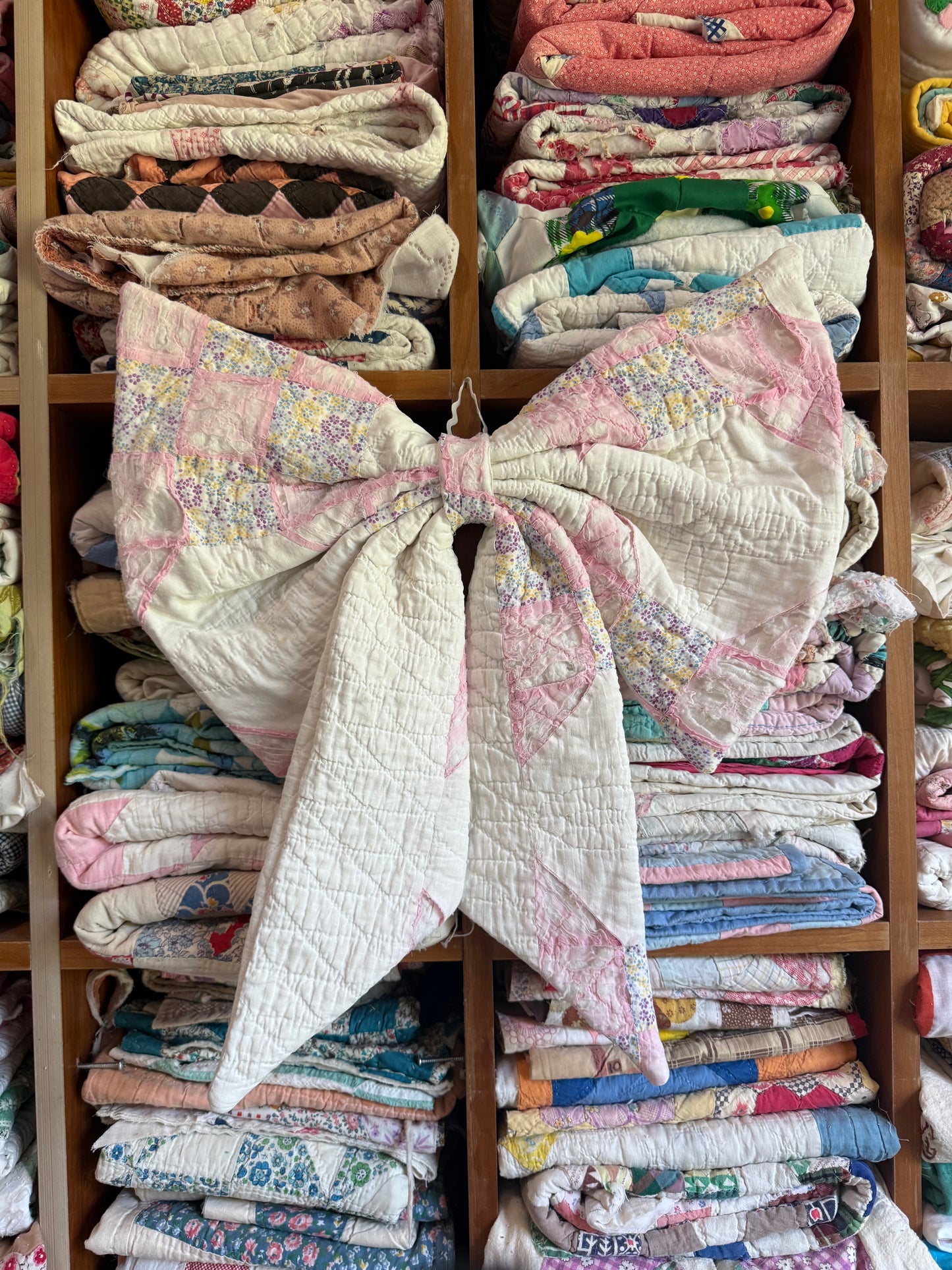 Pink + White Bow 3