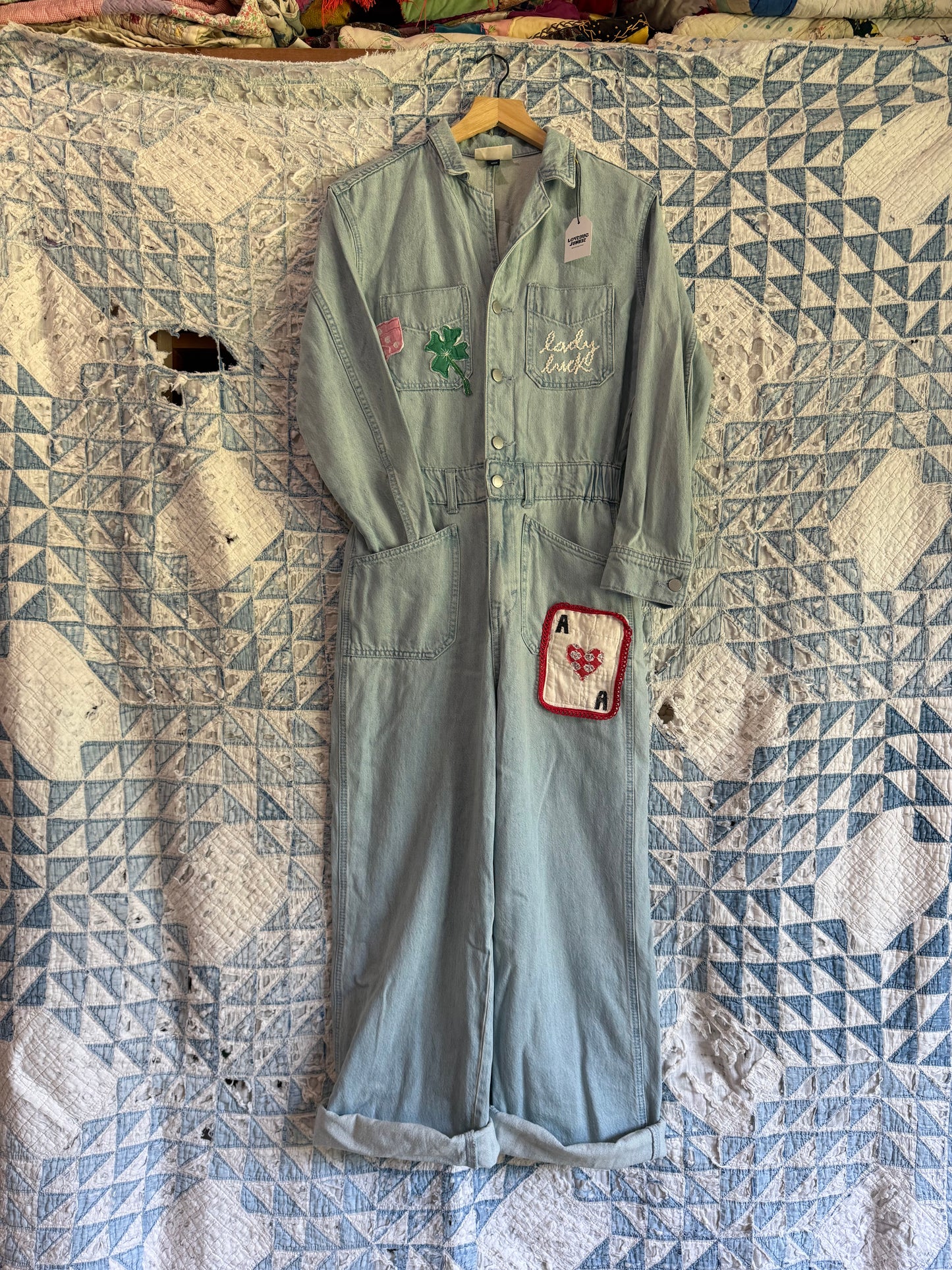 Denim Lady Luck Jumpsuit