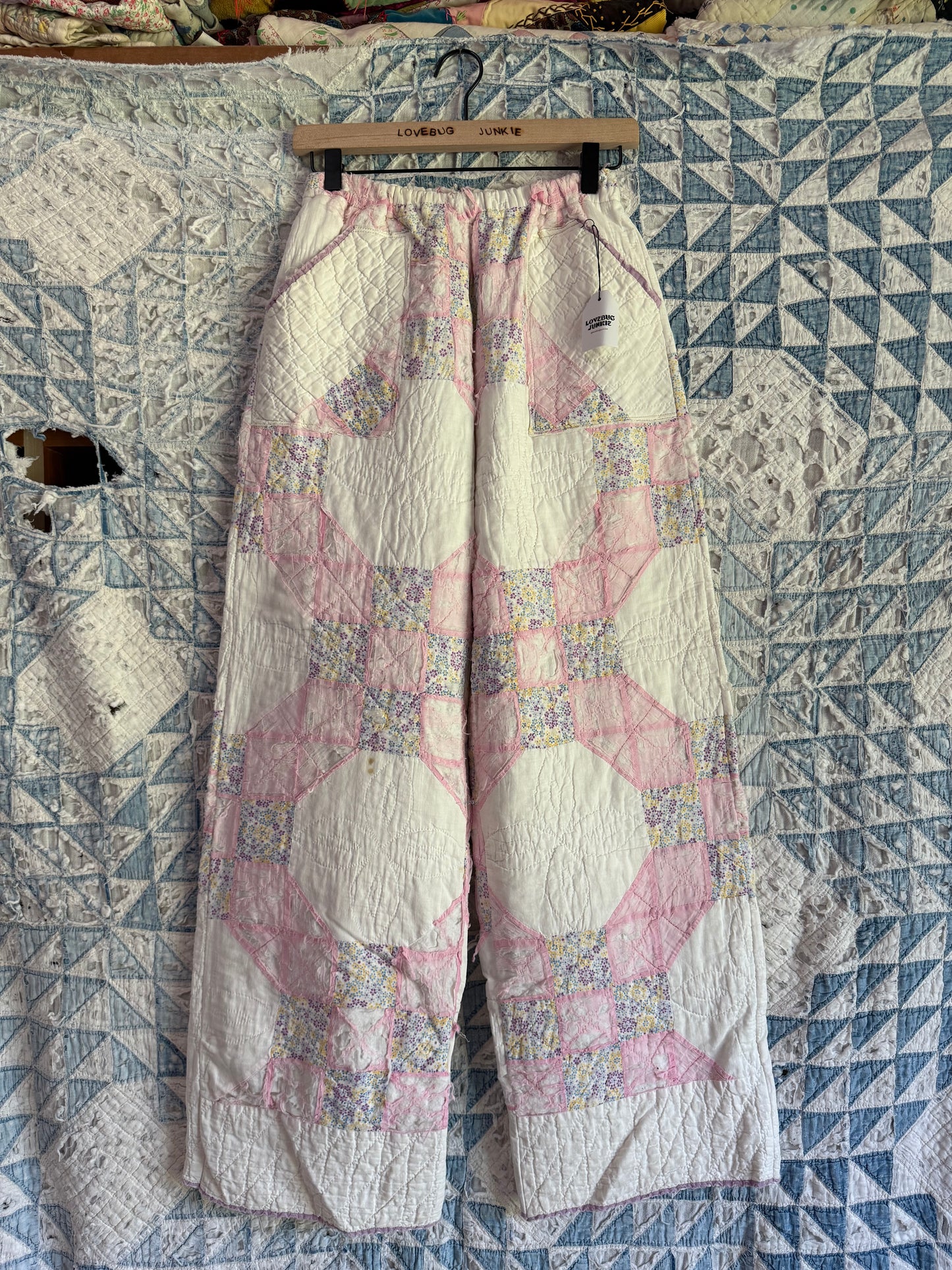 Pink + White Pants M/L
