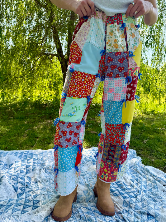 Funky Patchwork Pants S/M