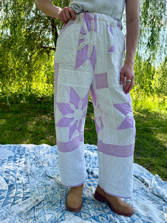 Lilac+ White Pants M/L