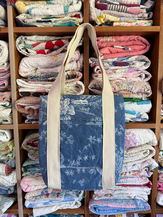 Blue Tote Bag